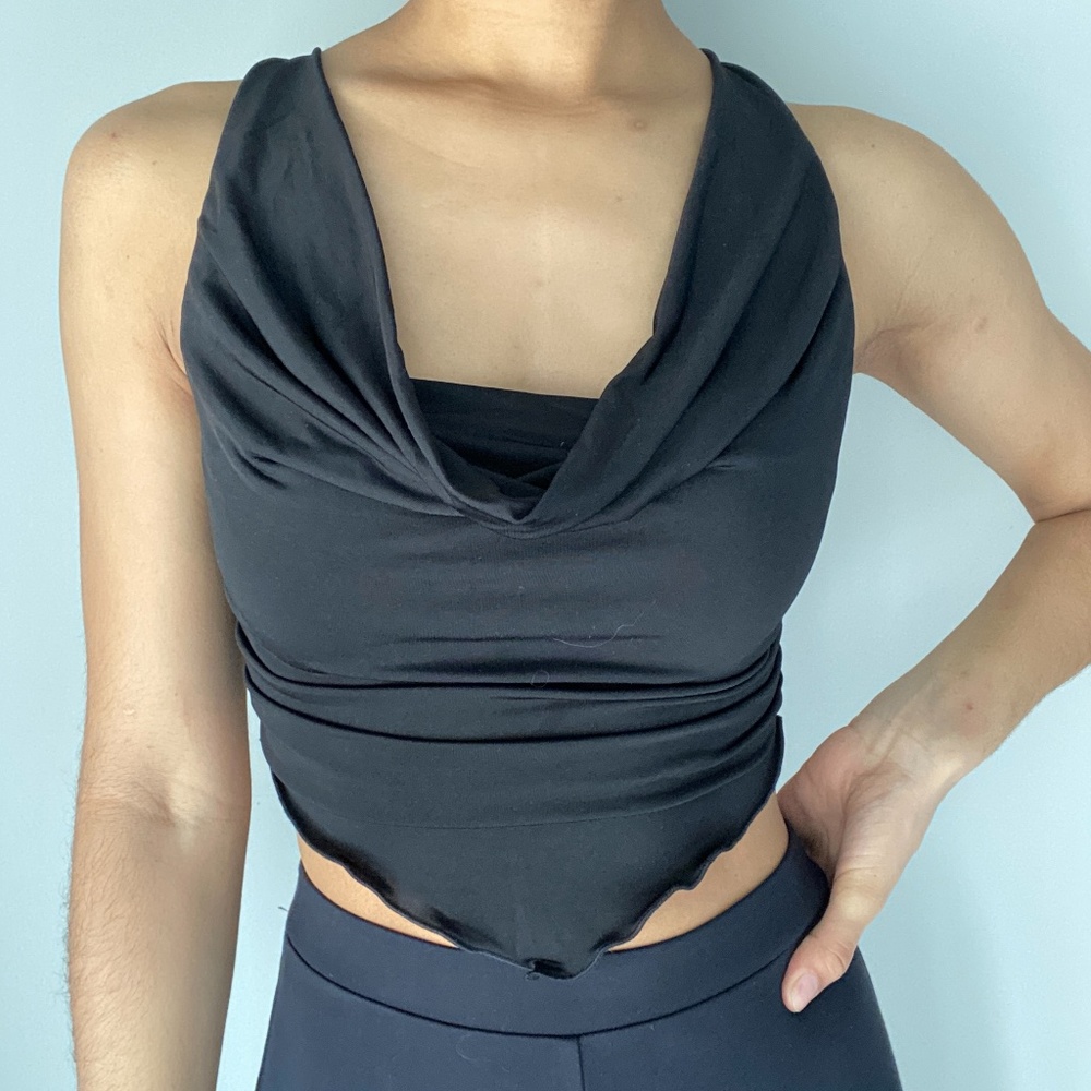 Tiger Mist Eileen Black Top